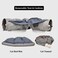 Cat tunnel bed with cushion mat and cat toy, 2 in 1 foldable and washable cat bed for indoor cats with an interactive tunnel, Peak hole hideout house for kittens and puppies 100 cm (Grey)