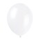 12" Pack of 10 Linen White Balloons