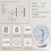 Rechargeable Fan Portable Desk Fan AC/DC 3 Speed Oscillating with LED Light Fan 10inch 18W