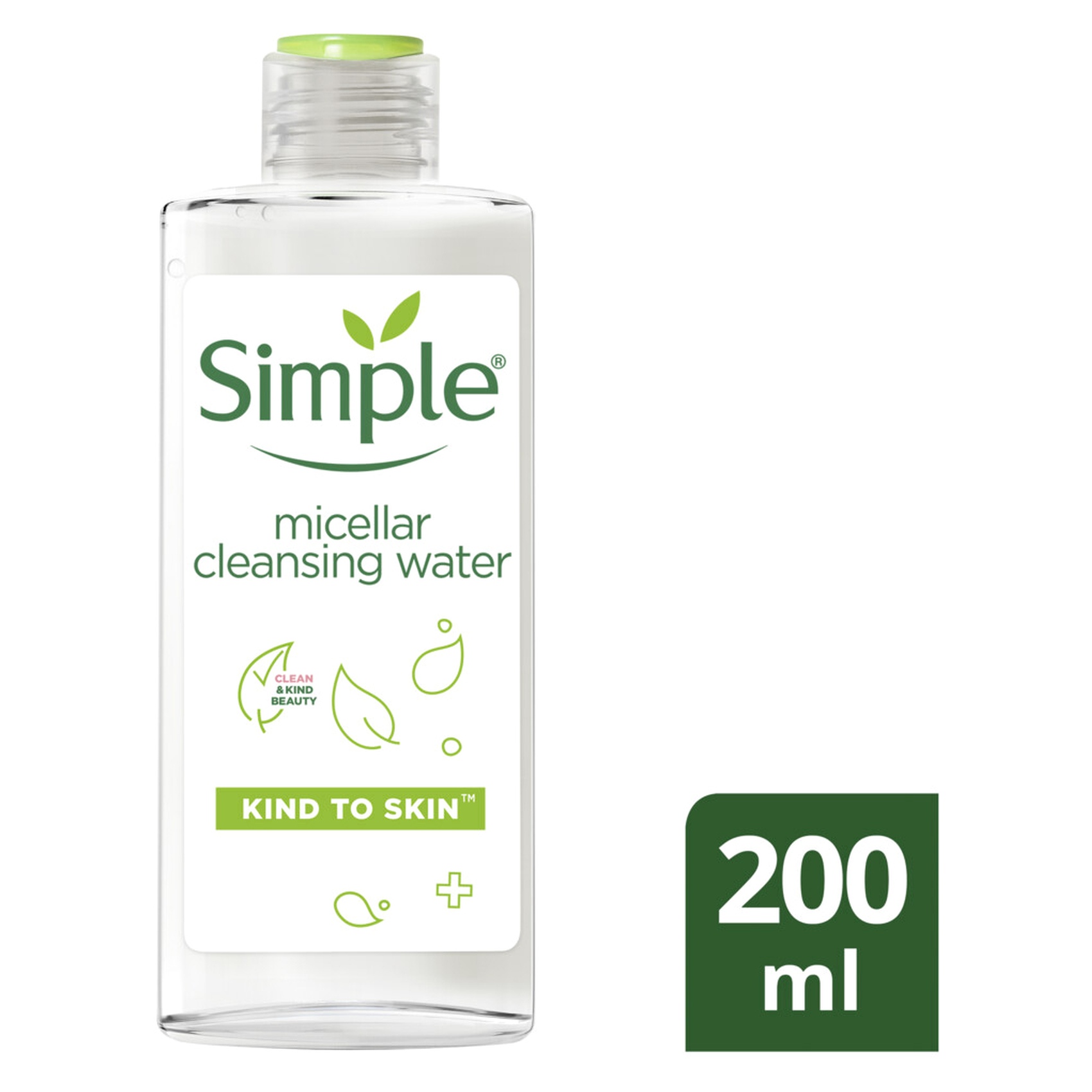 سيمبل ماء تنظيف البشرة - شفاف 200 ملل