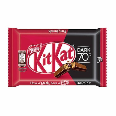 Nestle Kitkat 4 Finger 70% Dark Chocolate - 41.5 gram