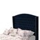 In House Maldives Velvet Bed Frame - Single - 200x90 cm - Dark Blue