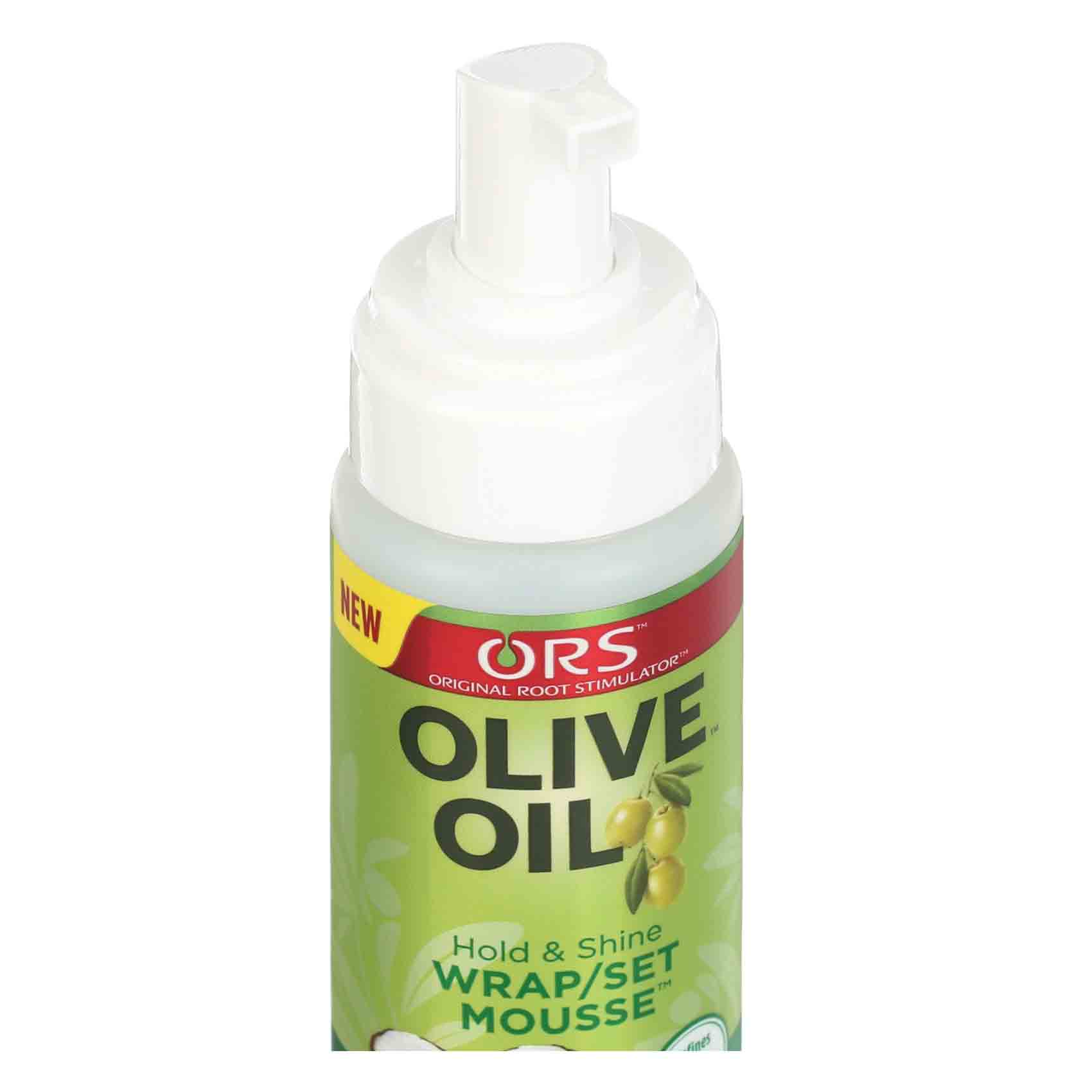 ORS Olive Oil Hold And Shine Wrap And Set Moussey Hair Spray 207ml