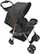 Moon Bezik One Hand Fold Travel Stroller/Pram Suitable For Newborn/Infant/Baby/Kids With Dual Tray, Leg Rest, Multi-Postion Reclining Seat Suitable For 0 Months+ (Upto 24 Kg), Black + Grey Dots