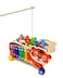 Toy Land Multifunction Hammering Pounding Toy Montessori Toys Magnetic Fishing Game Worm Catching Clock Xylophone Early Development Activity Learning Toddler Toys