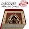 STARGOLD Traditional Turkish Prayer Mat 70x110 cm Large Portable Multicolor Islamic Prayer Rug, Janamaz Sajjadah For Men And Women