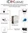 DKURVE CAT6A SSTP/SFTP Booted 10Gigabit/Sec 550MHZ Copper Ethernet Cable -  Patch cord  2 Meter Red Color
