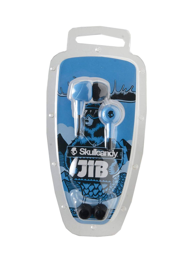 Skullcandy Jib In-Ear Noise-Isolating Earbuds With Microphone And Remote For Hands-Free Calls Blue/Black