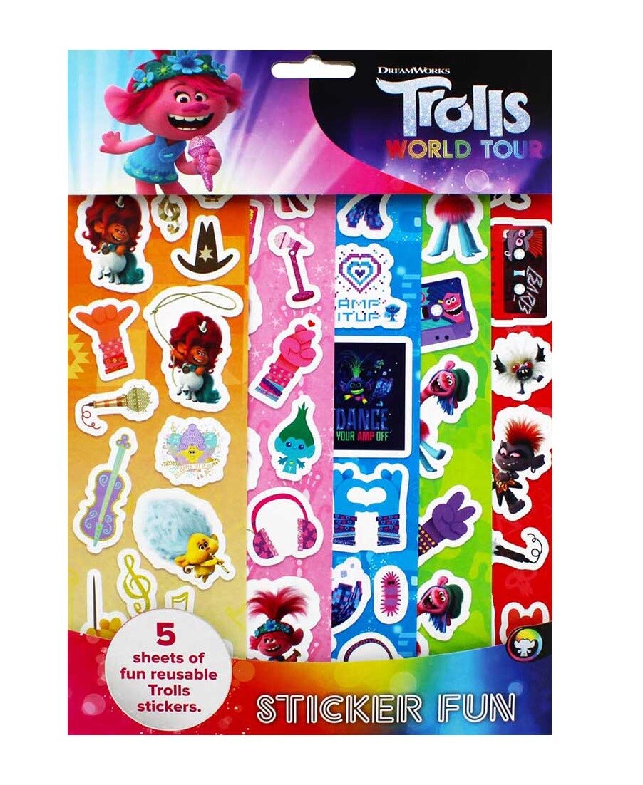 Buy Trolls World Tour Sticker Fun Online | Carrefour UAE