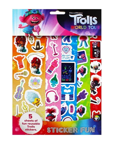 Trolls World Tour Sticker Fun