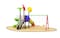 Rainbow Toys, Outdoor Children Playground Garden Fitness Exercise Play Set Villa Garden Furniture Product Area Dimension: 530&times;490&times;300cm