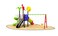 Rainbow Toys, Outdoor Children Playground Garden Fitness Exercise Play Set Villa Garden Furniture Product Area Dimension: 530&times;490&times;300cm