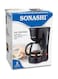 سوناشي ماكينة صنع القهوة بالتنقيط، 0.75 لتر، 600.0 واط، SCM-4920، أسود