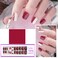 Handmade Reusable Press On Nails Red