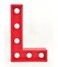 LED Marquee Letter Light Sign Wooden Red (L) 25cm