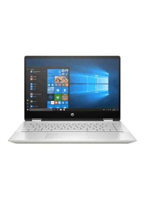 HP Pavilion x360 14-dh1007tu Convertible 2-In-1 Laptop With 14-Inch Display, Core i5 Processor/8GB RAM/256GB SSD/Intel UHD Graphics 620 Natural Silver