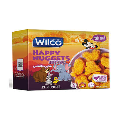 Wilco Kids Happy Animal Shaped Chicken Nuggets 500Kg