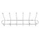 RF METAL HANGER 6 HOOKS