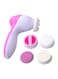 Generic 5-In-1 Beauty Care Massager White/Pink