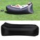 Generic-Outdoor portable air sofa lazy sofa bed indoor foldable inflatable bed beach sleeping bag factory direct sales black