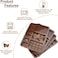 asmiat Silicone Chocolate Molds, Break Apart Chocolate Molds 9 Cavity Chocolate Silicone Molds Break Apart Candy Molds for Cake Decorations Candy Chocolate ( 4 pcs set)