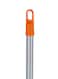 Delcasa Broom With PVC Coated Wooden Handle Orange/Silver