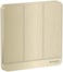 Schneider Electric AvatarOn Three Gang Two Way Switch 16Amps 250V Metal Gold Hairline, E8333L2_GH
