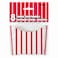 Red &amp; White Striped Snack Containers