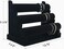 VELVET 3 Tiers Bracelet Holder, Black Velvet Jewelry Organizer Stand and Display, Detachable Bracelet Display Stand, Jewelry Tree for Watch Organization