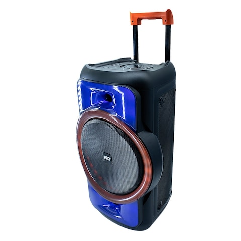 ASD-2493 ROCK 2000 Watts 12&quot; Trolley Speaker with Wireless Microphone, Disco Light &amp; Remote