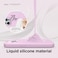 elago Liquid Silicone for iPhone 14 Pro case cover Full Body Protection, Shockproof, Slim, Anti-Scratch Soft Microfiber Lining - Light Lilac