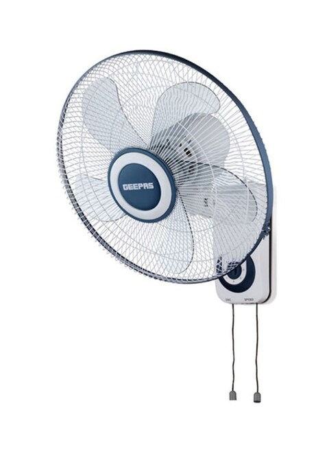 Geepas Wall Fan 60W GF9483 White/Blue