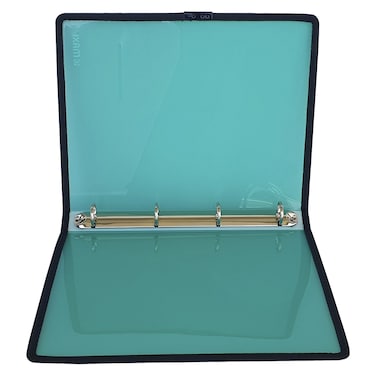 Maxi 4 Ring Binder A4 Size Teal Blue