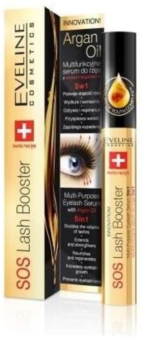 Eveline SOS Lash Booster Multi-Purpose Eyelash Serum 5in1