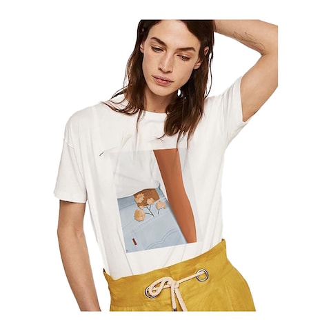 Printed Cotton T-Shirt for Women
