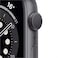 Apple Watch Series 6 GPS, 44mm Space Gray Aluminium Case With Black Sport Band - Regular