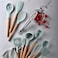 Generic Wooden/Silicone Cooking Kitchenware Spatula/Spoon, Utensils Tool 11Pcs - Original, High Quality, Unique Design, Heat Resistance, Non Toxic &amp; &amp; Nonstick Turner Tongs/Spoon Set