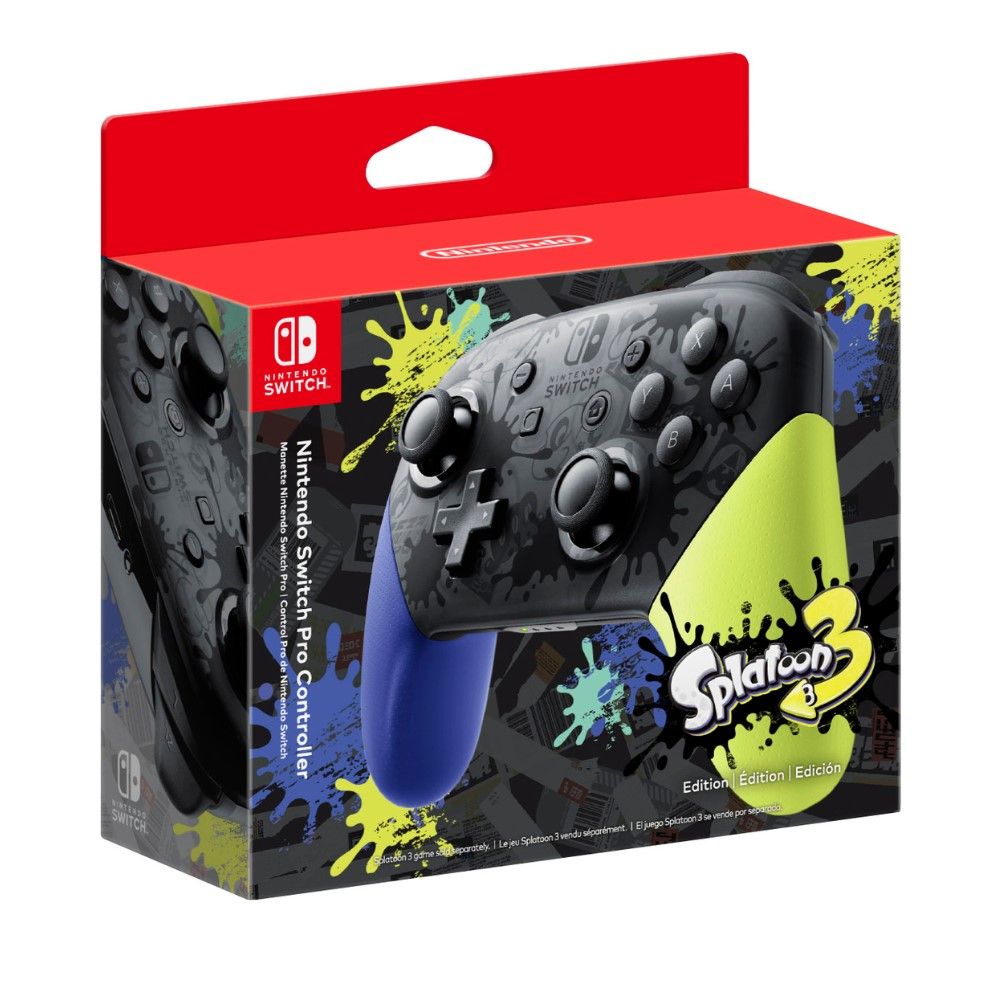 نينتيندو NINTENDO Switch Pro Controller Splatoon 3 Special Edition