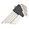 Je Tech SWS-9 Tamper Proof Torque L-Key Set 8 Pieces