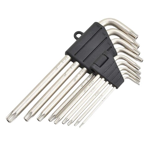 Je Tech SWS-9 Tamper Proof Torque L-Key Set 8 Pieces