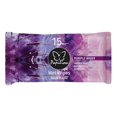 Papilion W/Wipes Reg 15&#39;S Pocket50G