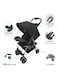 Moon Pro - 2 In 1 Stroller - Dark Grey