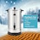 Geepas Stainless Steel Water Boiler, Gk38048, Silver (Min 1 Year Manufacturer Warranty)