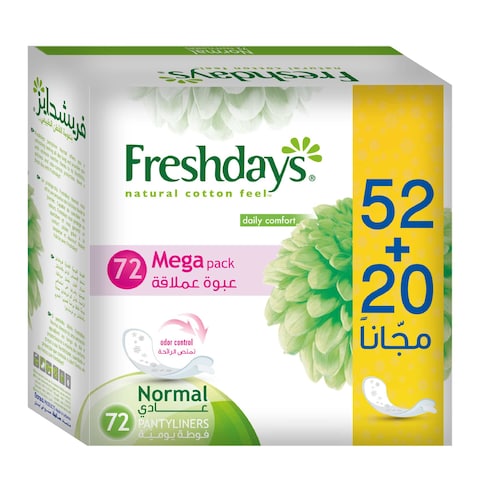 Buy Freshdays Normal - 52+20 Pieces in Egypt