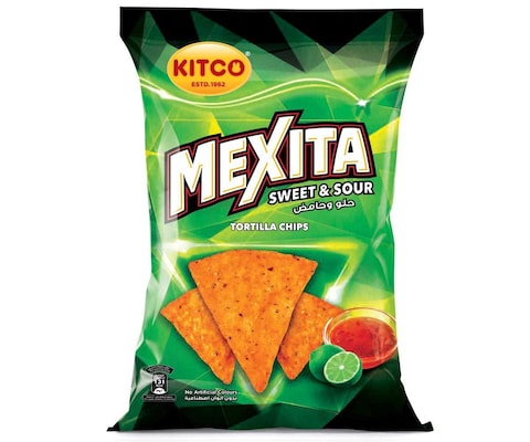 Kitco Mexita Sweet And Sour Tortilla Chips 180g