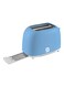 Nadco 2-Slice Portable Toaster, 750W, NC-702PT, Blue/Grey