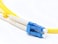 DKURVE&reg; LC to LC Fiber Patch Cable Single Mode Duplex - 9/125um OS1 LSZH - 1.5M