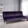 In House Celine 2 In 1 Sofabed Velvet Upholstered - Dark Purple