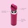 Eazy Kids Insulated Sports Water Bottle - Pink, 550ml