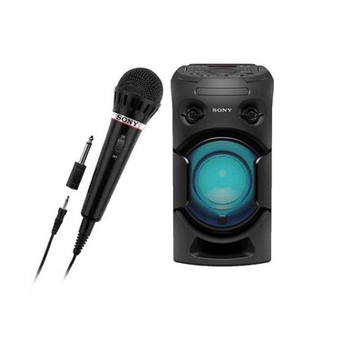 Buy Sony MH-CV02 Portable Speaker With FV120 External Microphone Black ...